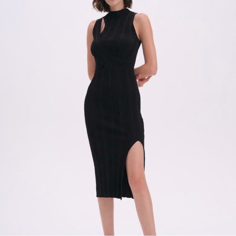 DVF “Zahara” Knit Midi Dress